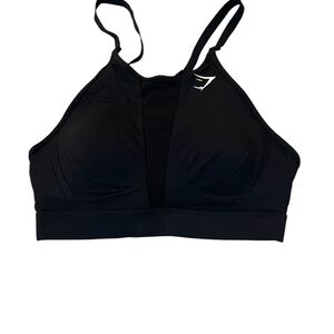 Gymshark Black High-Neck Sports Bra